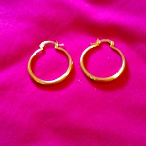 Gold tone Hoop Earrings